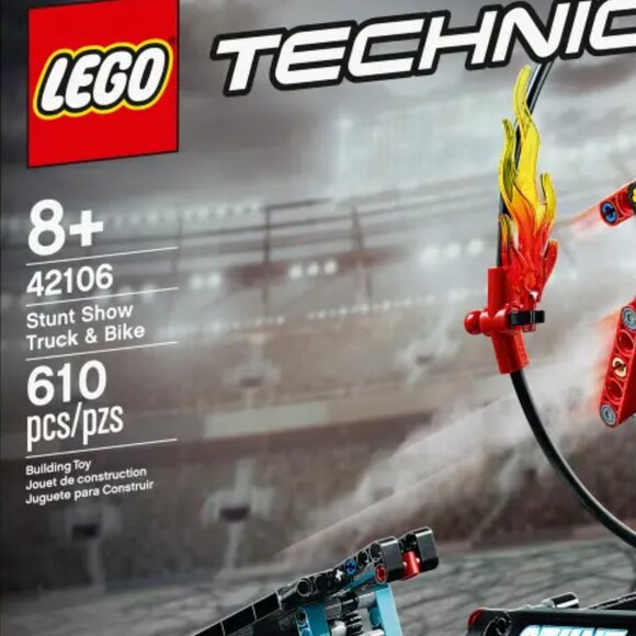 Lego Brand New Technic Stunt Show Truck & Bike 42106 - Picture 2 of 10